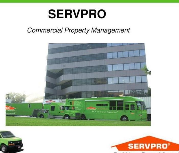 SERVPRO Poster for Property Management